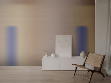 FADING SHAPES I - Washable panoramic wallpaper by Texturae - view 2