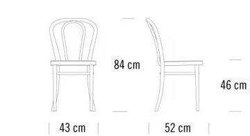 218 M - Solid wood chair with with moulded plywood seat by Thonet - view 3
