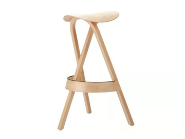 404 H - Multi-layer wood stool by Thonet - view 2