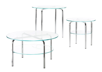 MR 515 - Round glass coffee table for living room by Thonet - view 3