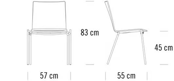 S 162 - Stackable plywood chair by Thonet - view 3