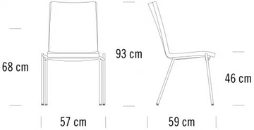 S 164 PV - Upholstered stackable plywood chair by Thonet - view 3