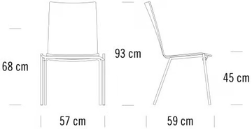 S 164 - Stackable plywood chair by Thonet - view 3