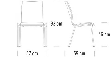 S 168 P - Upholstered stackable chair by Thonet - view 3