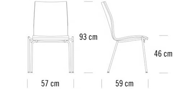 S 168 PV - Upholstered stackable chair by Thonet - view 3