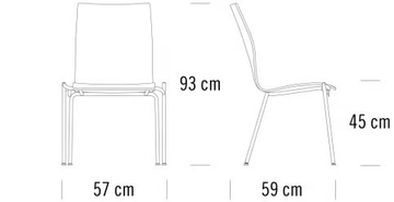 S 168 - Stackable plywood chair by Thonet - view 3