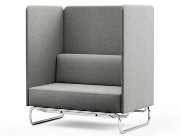 S 5001/C003 - Sectional armchair high-back by Thonet - view 3
