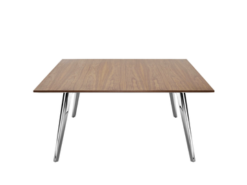 1545 - Square wooden table by Thonet - view 3