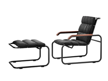 S 35 N Thonet All Seasons cushion - Sled base easy chair by Thonet - view 2