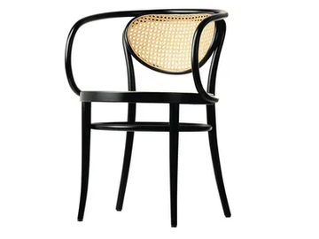 210 R - Chair with seat and backrest in cane work by Thonet - view 2