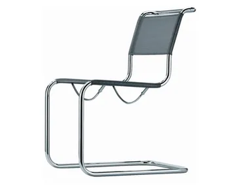 S 33 N - Cantilever mesh chair by Thonet - view 2