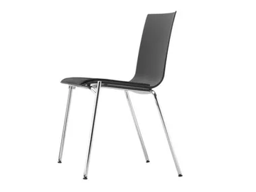 S 160 SP - Stackable plastic chair with integrated cushion by Thonet - view 2