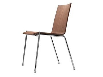 S 162 - Stackable plywood chair by Thonet - view 2