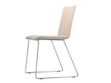 S 182 SPST - Sled base plywood chair by Thonet - view 2