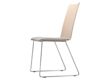 S 184 SPST - Sled base chair with armrests by Thonet - view 2