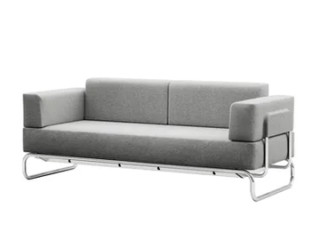 S 5002/C001 - 2 seater fabric sofa by Thonet - view 2