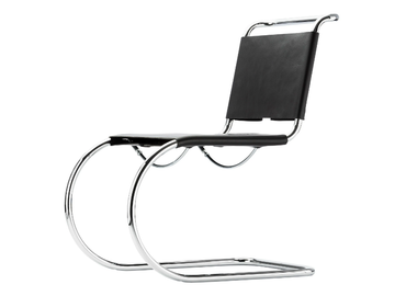 S 533 L - Cantilever tanned leather chair by Thonet - view 2