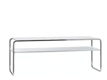 B 20 A/1 - B 20 B/1 - Rectangular coffee table with integrated magazine rack by Thonet - view 2
