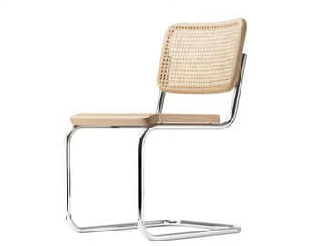 S 32 V - Cantilever chair with supporting synthetic mesh by Thonet - view 2