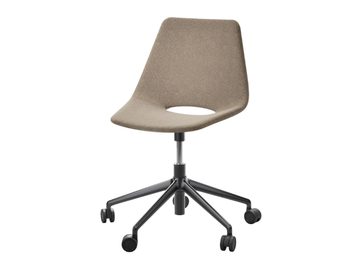 S 661 PVDR - Swivel fabric office chair with 5-Spoke base by Thonet - view 2