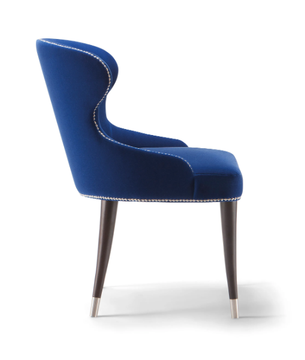 CAMELIA - Upholstered fabric chair with armrests by Tirolo - view 3