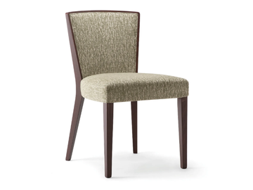 LONDON - Solid wood and fabric chair by Tirolo - view 2