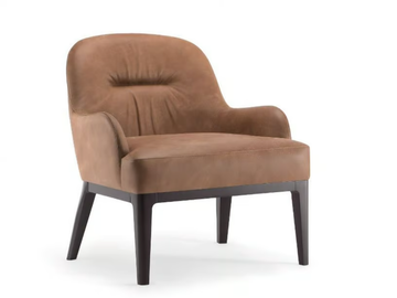 LOTUS - Upholstered armchair with armrests by Tirolo - view 2