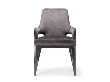 ASPEN - Upholstered chair with armrests by Tirolo - view 3