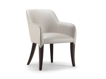 ALYSON - Upholstered chair with armrests by Tirolo - view 2