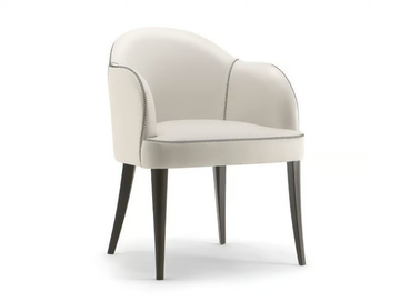 CHICAGO - Upholstered easy chair with armrests by Tirolo - view 2