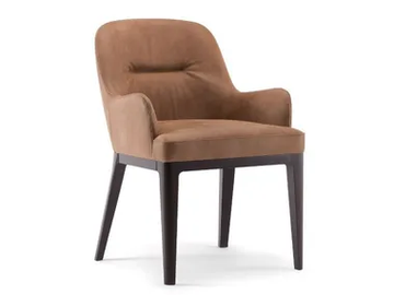 LOTUS - Upholstered chair with armrests by Tirolo - view 2
