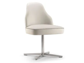 CHICAGO - Upholstered with 4-spoke base chair by Tirolo - view 2