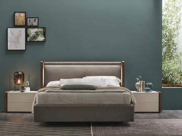 BAHIA - Double bed with integrated lighting by Tomasella - view 3