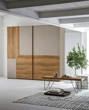 DOUBLE - Sectional wardrobe with sliding doors by Tomasella - view 3