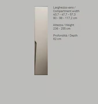 DROP - Sectional wardrobe by Tomasella - view 3