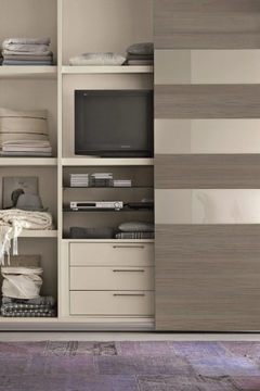 LOGICA - Sectional wooden walk-in wardrobe by Tomasella - view 3
