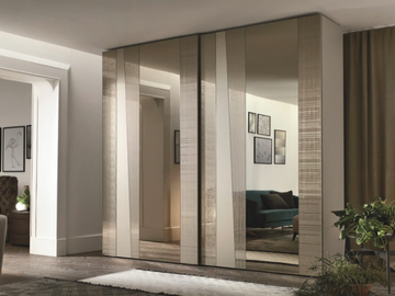 MADRAS - Wardrobe with sliding doors by Tomasella - view 2