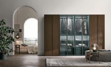 METROPOLIS - Sectional glass wardrobe by Tomasella - view 3