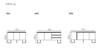 REGOLO - Sideboard with drawers by Tomasella - view 3