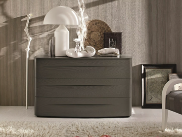 BOGART - Wooden chest of drawers with integrated handles by Tomasella - view 2