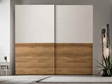 DOUBLE - Sectional wardrobe with sliding doors by Tomasella - view 2