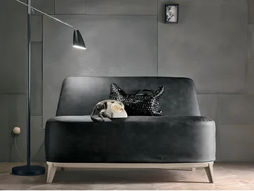 LOFT - Leather small sofa by Tomasella - view 2