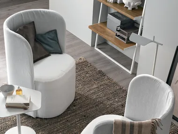 VANESSA - Fabric easy chair by Tomasella - view 2