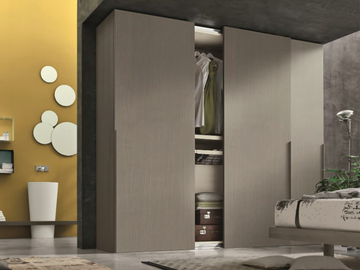 LISCIA - Ash wardrobe with sliding doors by Tomasella - view 2