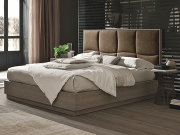 PRESTIGE - Ash double bed with high headboard by Tomasella - view 2