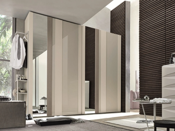 STRIKE - Wardrobe with sliding doors by Tomasella - view 2