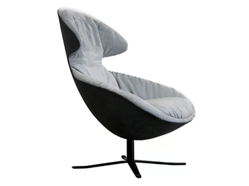 LOFT SOFT UPHOLSTERED - Upholstered leather armchair with headrest by Tonon - view 2