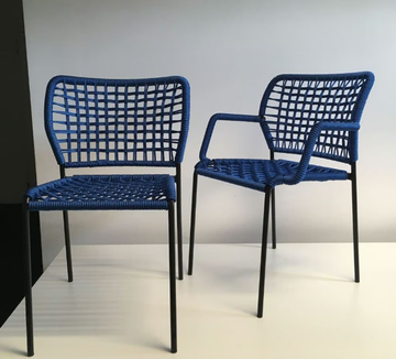 CORDA - Rope chair with armrests by Tonon - view 3