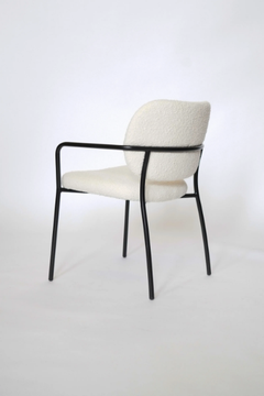 ELI - Upholstered fabric chair with armrests by Tonon - view 3
