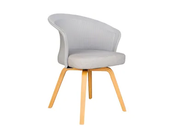 SHELLS 945.B1 FIX / 945.B2 - Upholstered fabric chair by Tonon - view 2
